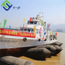 BV Certificate Pneumatic Rubber Ship Launching Airbag For Sale